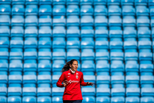 Ingrid Moe Wold of the Norwegian national football team
