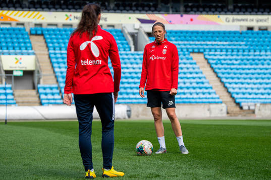 Goalkeeper Cecilie Hauståker Fiskerstrand of the Norwegian