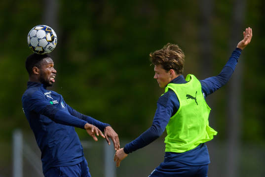 Mohammed Abubakari och Filip Sjöberg