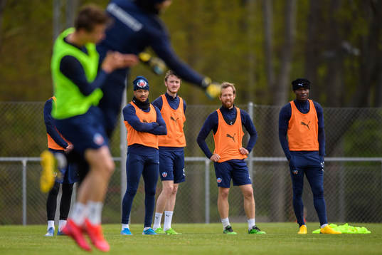 Martin Olsson, Rasmus Jönsson, Anders Randrup och Noel Mbo