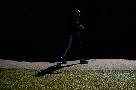 Erling Ola Fykse, sports director of Nesøya IL, looks