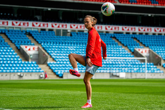 Caroline Graham Hansen of the Norwegian national football