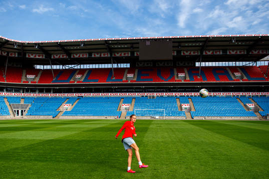 Caroline Graham Hansen of the Norwegian national football