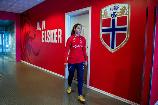 Ingrid Moe Wold of the Norwegian national football team