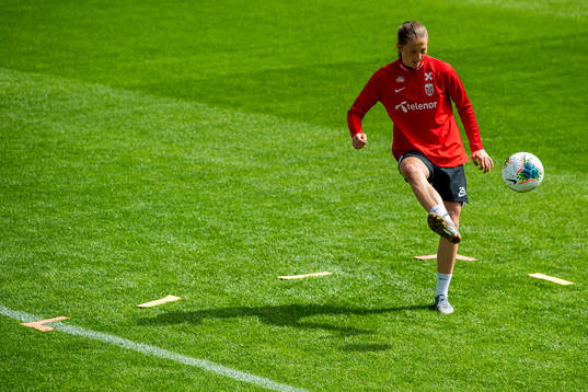 Goalkeeper Cecilie Hauståker Fiskerstrand of the Norwegian