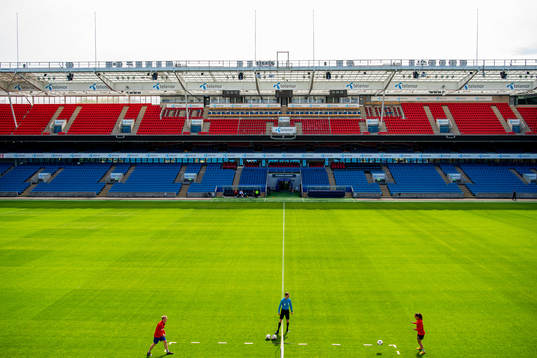 General view of Ullevaal stadion as Mats Møller Dæhli and
