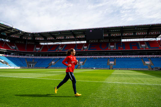Ingrid Moe Wold of the Norwegian national football team