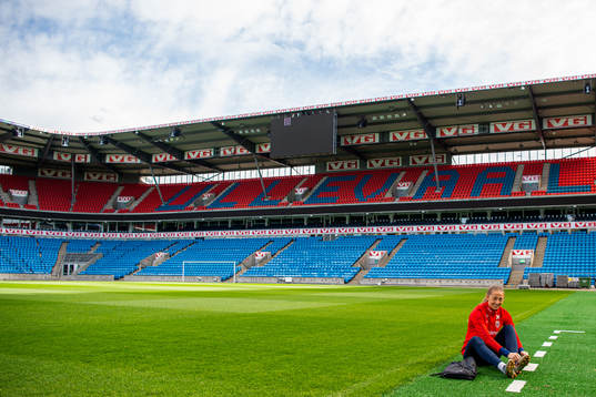 Goalkeeper Cecilie Hauståker Fiskerstrand of the Norwegian