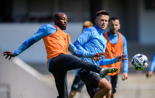 Fouad Bachirou och Arnór Traustason