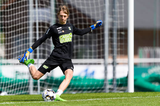 Varbergs målvakt Viktor Dryselius
