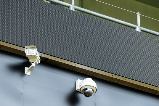 Övervakningskameror på Borås arena