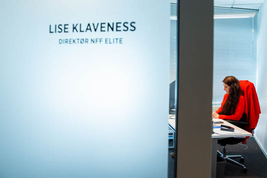 Lise Klaveness, director of elite football at the Norwegian