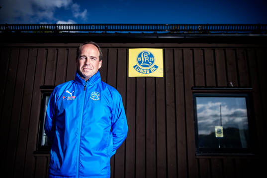 Ordförande i fotbollsklubben Lunds BK, Håkan Kerrén, på