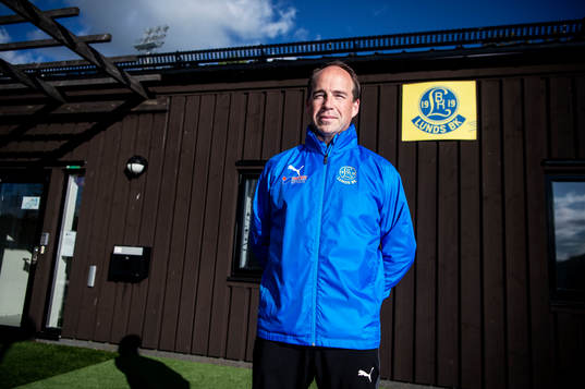 Ordförande i fotbollsklubben Lunds BK, Håkan Kerrén, på