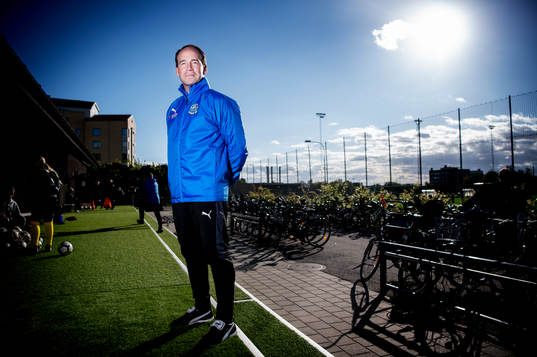 Ordförande i fotbollsklubben Lunds BK, Håkan Kerrén, på