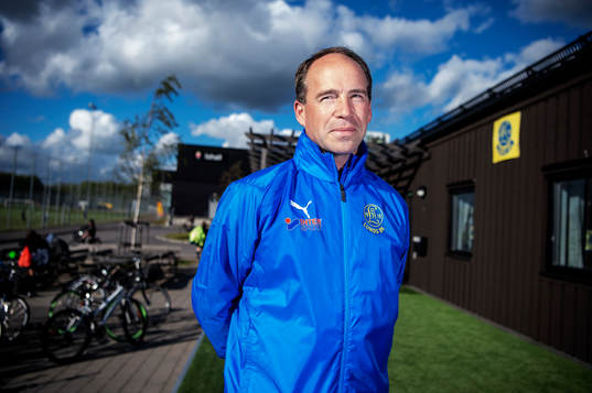 Ordförande i fotbollsklubben Lunds BK, Håkan Kerrén, på
