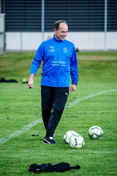 Ordförande i fotbollsklubben Lunds BK, Håkan Kerrén, på
