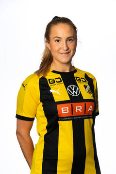 Hanna Ahl i häckens damlag