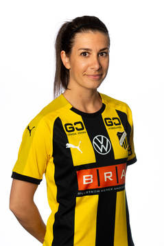 Caroline Ohlsson i häckens damlag