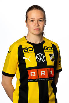 Hanna Ljunggren Moilanen i häckens damlag
