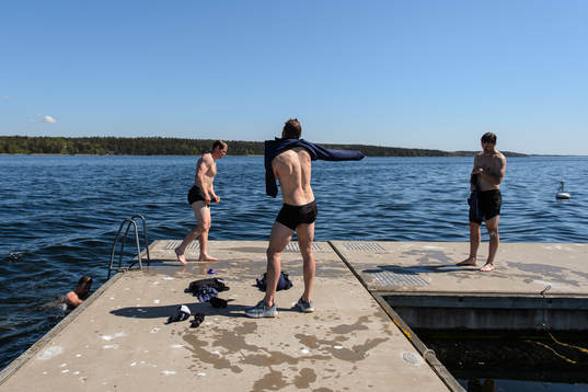 Marcus Högström, Anton Hedman, Jesper Pettersson och