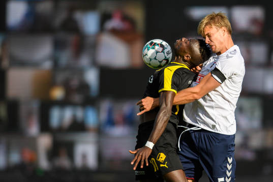 Alhaji Kamara of Randers and Frederik Tingager of Aarhus in