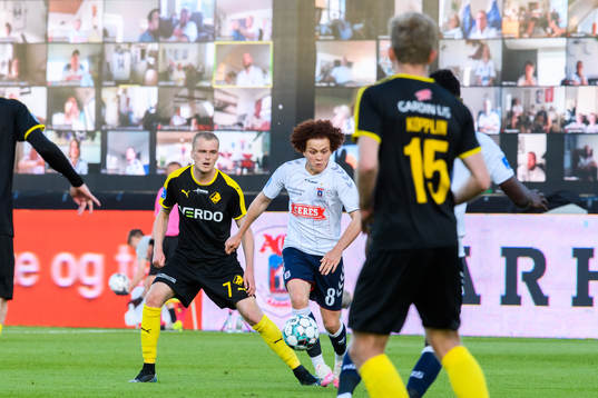 Mikkel Kallesö of Randers and Mustafa Amini of Aarhus in