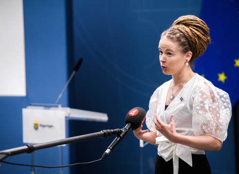 Amanda Lind, Swedish minister of Sport and Culture