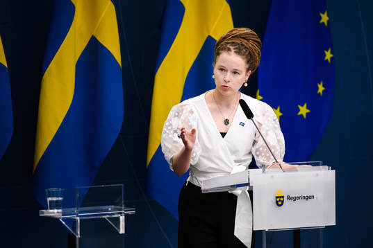 Amanda Lind, Swedish minister of Sport and Culture
