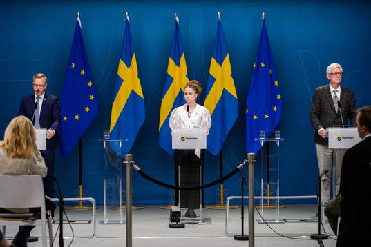 Mikael Damberg, Minister for Home Affairs, Amanda Lind,