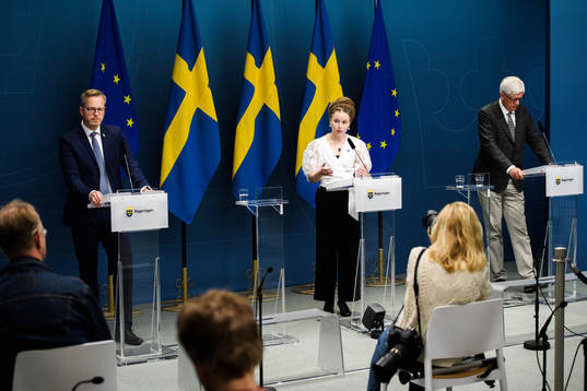 Mikael Damberg, Minister for Home Affairs, Amanda Lind,
