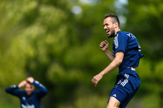 Bläddra bland fler bilder av Fotboll, Allsvenskan, Djurgården, träning 