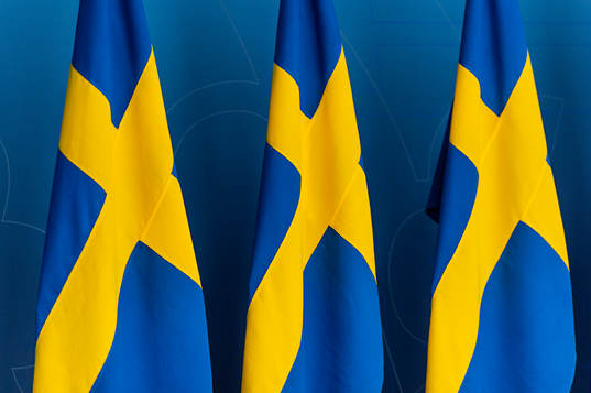 Swedish flags
