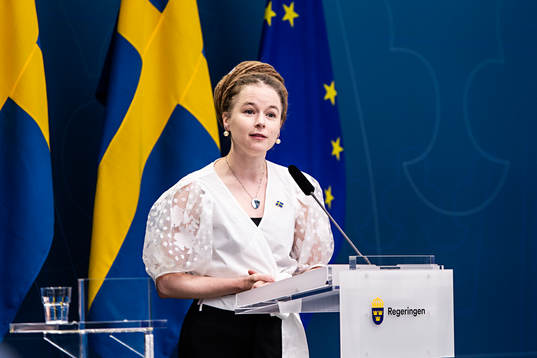 Amanda Lind, Swedish minister of Sport and Culture