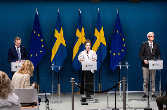 Mikael Damberg, Minister for Home Affairs, Amanda Lind,