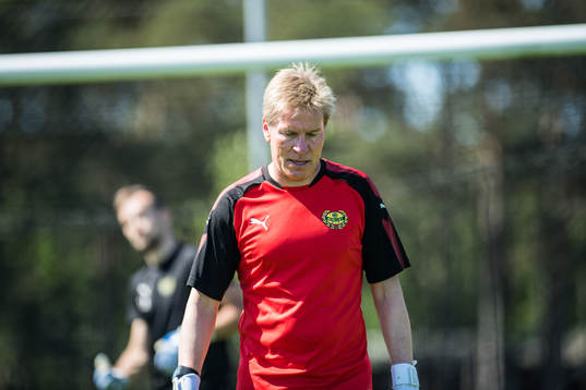 Mjällbys målvaktstränare Benny Johansson