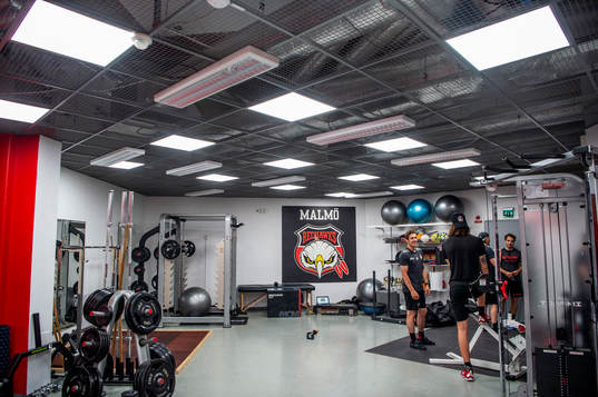 Malmö Redhawks har installerat ny belysning i