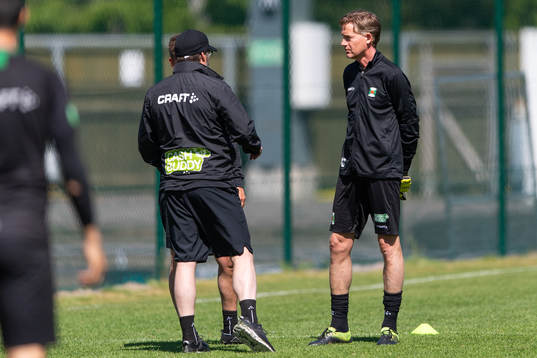 Varbergs målvaktstränare Jonas Gunnarsson
