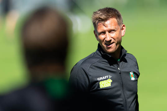 Varbergs assisterande tränare Fredrik Danielsson