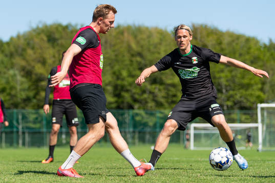 Varbergs Jesper Modig och Hampus Zachrisson