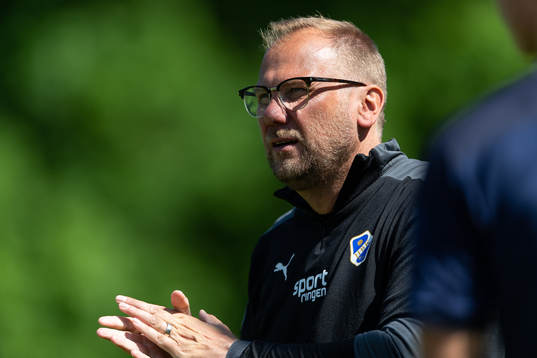 Halmstads tränare Magnus Haglund