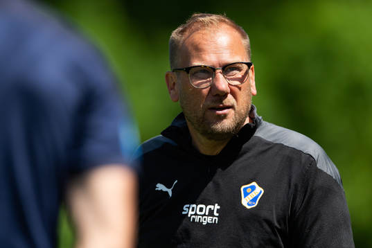 Halmstads tränare Magnus Haglund