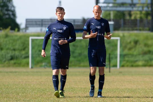 Halmstads Jonathan Svedberg och Andreas Johansson