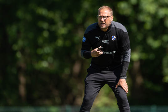 Halmstads tränare Magnus Haglund