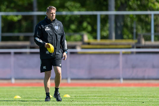 Falkenbergs tränare Hasse Eklund
