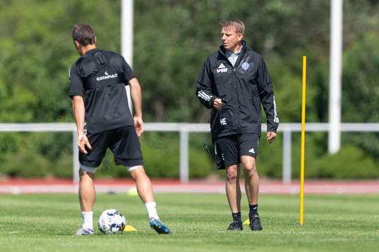Falkenbergs tränare Hasse Eklund