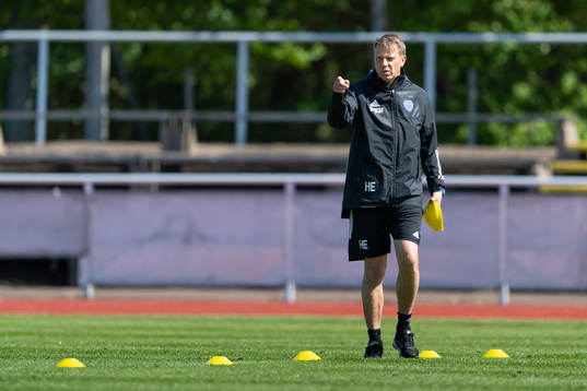 Falkenbergs tränare Hasse Eklund