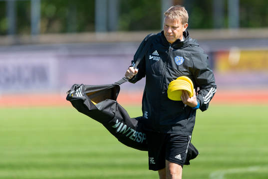 Falkenbergs tränare Hasse Eklund