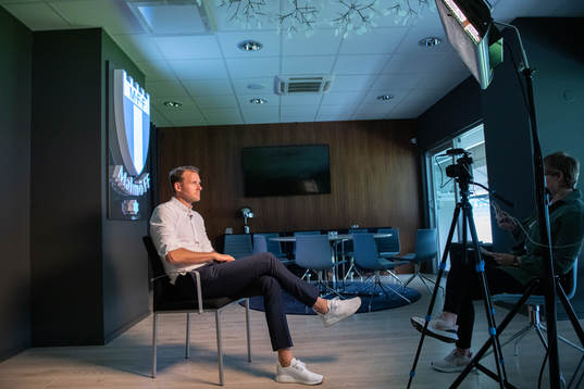 Malmö FF presenterar Ola Toivonen som ny spelare