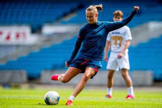 Caroline Graham Hansen of the Norwegian national football
